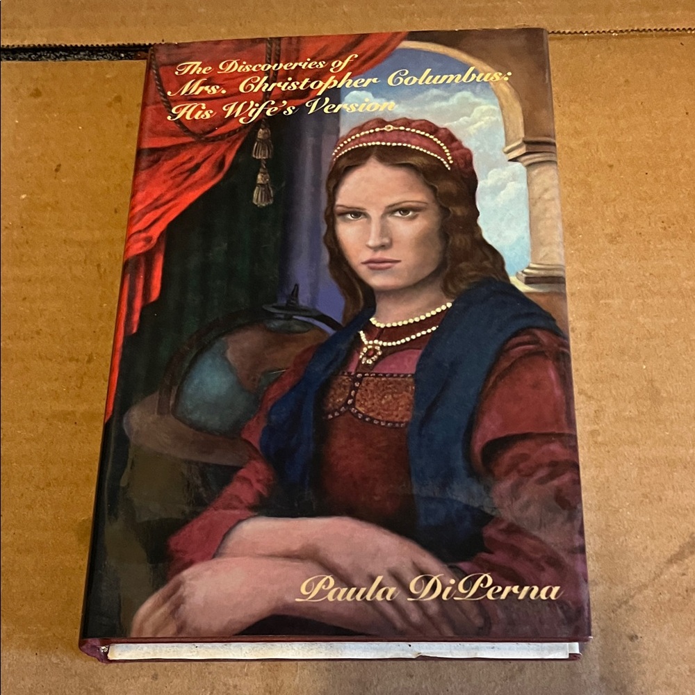 Paula DiPerna Hardcover Book with Portrait Cover - Red & Blue
